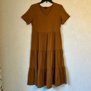 Tiered Midi Dress
